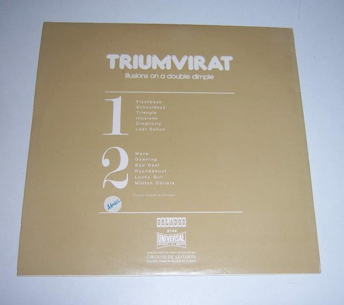 Triumvirat, Illusions on a Double Dimple, 1974, Portugal