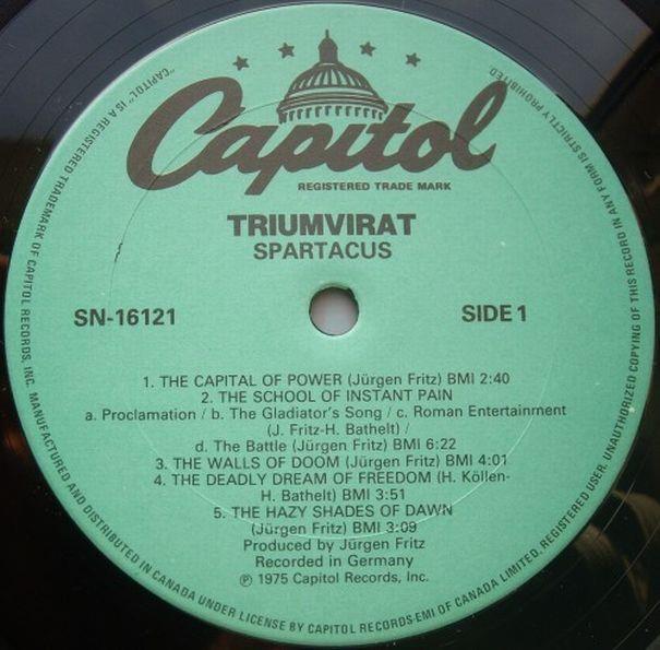 Triumvirat, Spartacus, 1975, 