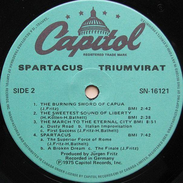 Triumvirat, Spartacus, 1975, Canada