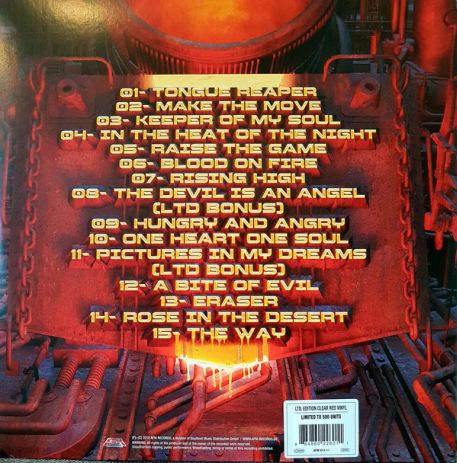 U.D.O. 2018, Steelfactory, vinyl