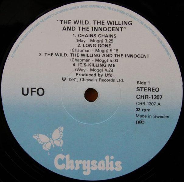 UFO, The Wild, 1981, the Willing and the Innocent,  