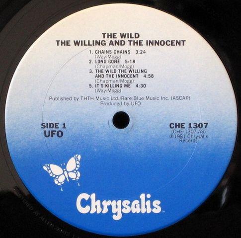 UFO, The Wild, 1981, the Willing and the Innocent,  