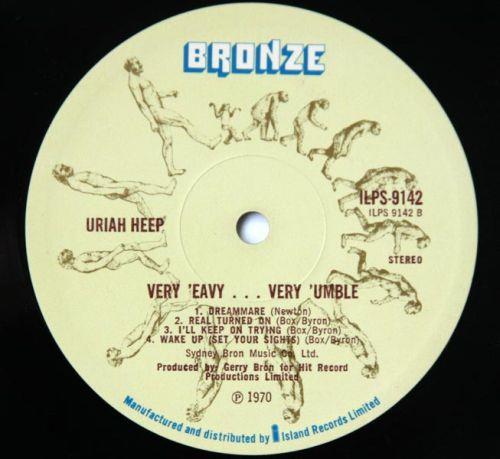 ...Very 'Eavy, Very 'Umble... 1970 UK, Bronze Records