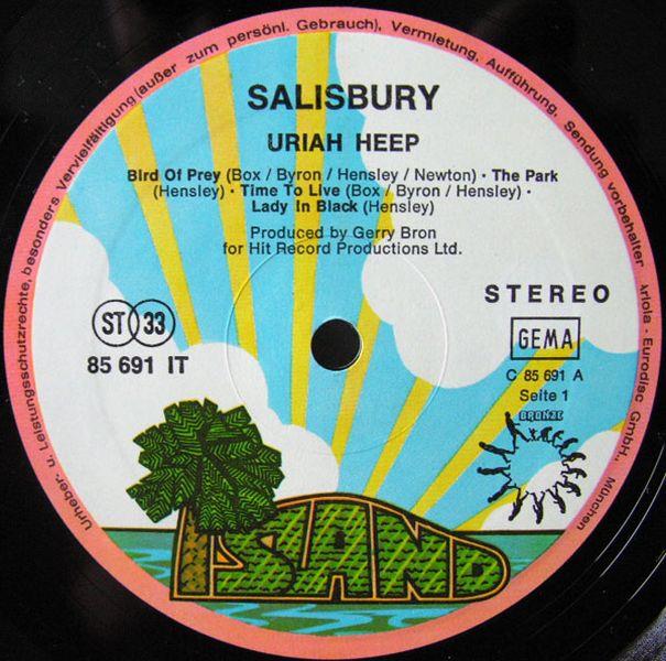 Uriah Heep Salisbury, 1970, Germany