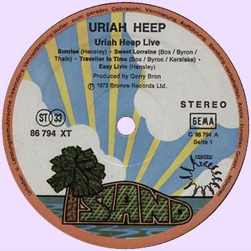 Uriah Heep, Live, 1973, Germany