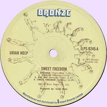 Sweet Freedom, 1973, Bronze Records