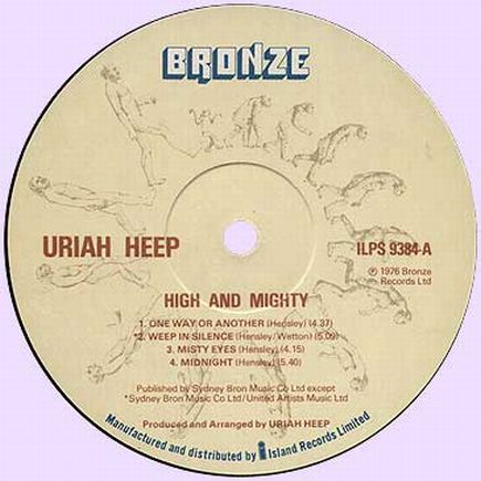 Uriah Heep, High And Mighty, 1976, Side One