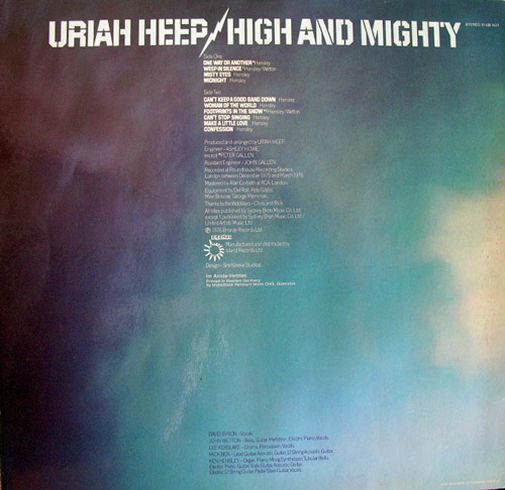 Uriah Heep, High And Mighty, 1976, 