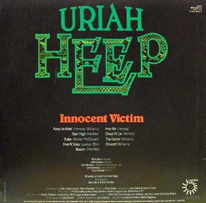 Uriah Heep, Innocent Victim, 1977, Brasil