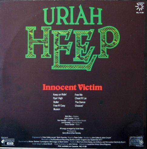 Uriah Heep, Innocent Victim, 1977,  