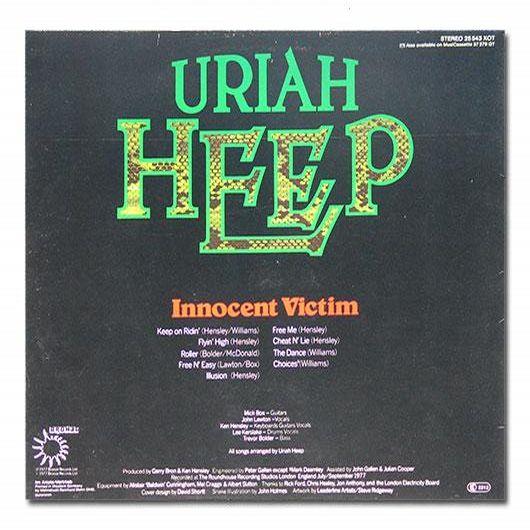 Uriah Heep, Innocent Victim, 1977, Switzerland