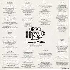 Uriah Heep, Innocent Victim,    