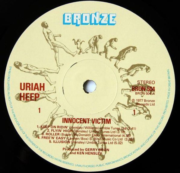 Uriah Heep, Innocent Victim, 1977, England