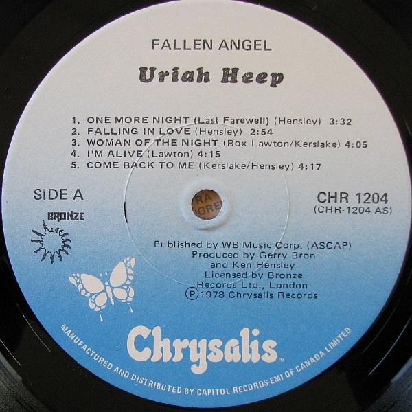 Uriah Heep, Fallen Angel, 1978, 