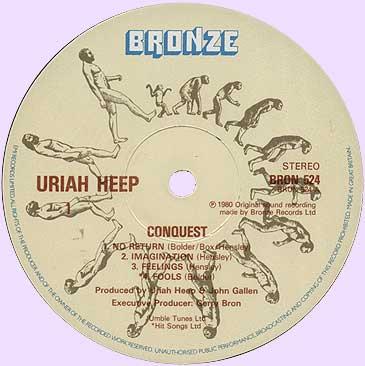 Uriah Heep, Conquest, UK, 1980