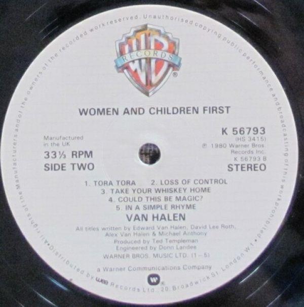 Women and Children First, Van Halen, 1980 .  