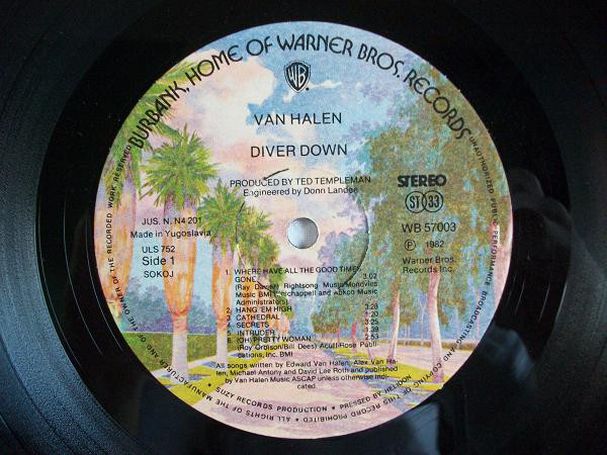 Van Halen, Diver Down, 1982 .  