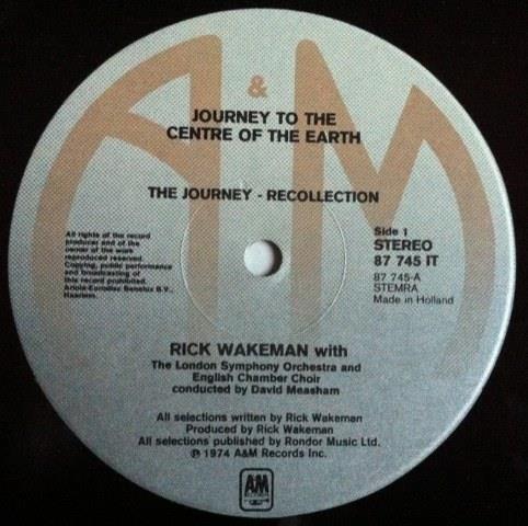 Rick Wakeman, Journey to the Centre of the Earth 1974, Netherlands