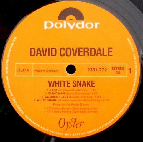 David Coverdale's White Snake, 1976 .  