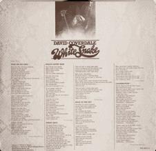 David Coverdale White Snake, 1977 . UK