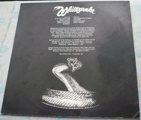 Whitesnake, Ready An' Willing, 1980,  