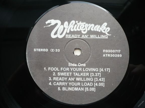 Whitesnake, Ready An' Willing, 1980, Santa Records, 1994