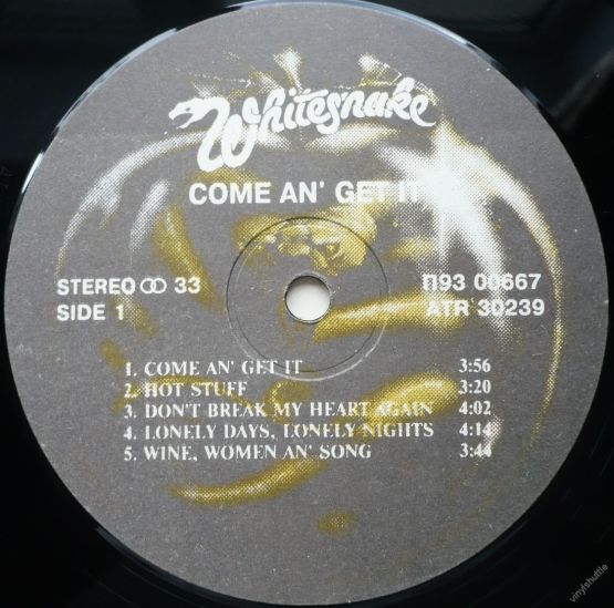 Whitesnake, Come An' Get It, 1981, Santa Records, 1994