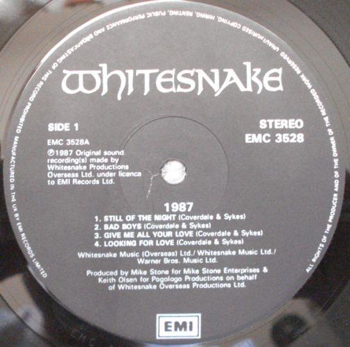 Whitesnake, 1987 .  , EMI Records